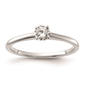 Pure Fire 14kt. White Gold Lab Grown Diamond Complete Ring - image 1