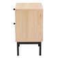 Baxton Studio Sherwin Light Brown 2-Drawer End Table - image 4