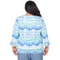 Plus Size Alfred Dunner Hyannisport Knit Tie Dye Biadere Blouse - image 2