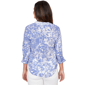 Petite Ruby Rd. Must Haves I 3/4 Sleeve Brushstroke Blouse - image 2