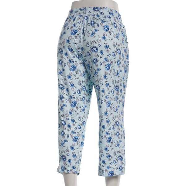 Womens Rene Rofe Ditsy Floral Capri Pajama Pants