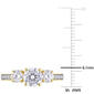 Diamond Classics&#8482; 10kt. Yellow Gold Moissanite Ring - image 3