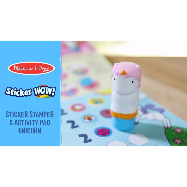 Melissa & Doug® Sticker WOW!™ Unicorn Activity Pad & Stamper