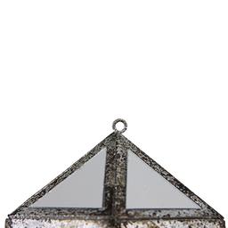 Northlight 10.5in. Mirrored Geometric Framed Christmas Ornament