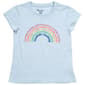 Girls (7-16) Champion(R) Glitter Rainbow Graphic Tee - image 1