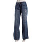 Juniors YMI(R) Britney Fit Wide Leg Wing Embroidered Jeans - image 1