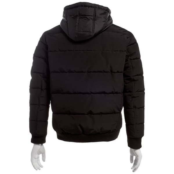 Mens Kenneth Cole® Oxford Hooded Bomber Jacket