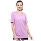 Womens Starting Point Straight Hem Short Sleeve V-Neck T-Shirt - image 14