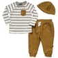 Baby Boy &#40;12-24M&#41; French Connection 3pc. Stripe Top & Joggers Set - image 1