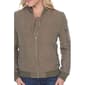 Womens White Mark Long Sleeve Bomber Jacket - image 4