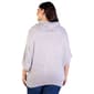 Plus Size 24/7 Comfort Apparel Cowl Neck Sweater Top - image 2