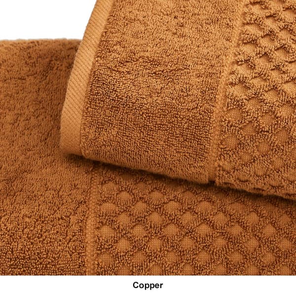 Freshfolds Grayson 6pc. Cotton Lattice Textured Hand Towel Set