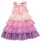 Girls &#40;4-6x&#41; Rare Editions Sequin Mesh Tiered Dress - image 1