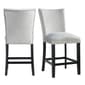 Elements Francesca Grey Velvet Counter Height Chair Set - image 1