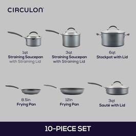 Circulon A1 Series 10pc. Nonstick Induction Cookware Set