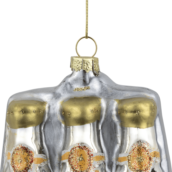 Northlight Imported Beer Six Pack Glass Christmas Ornament