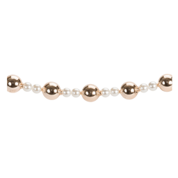Melrose 32in. Pearl & Gold Glass Ball Garland