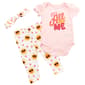 Baby Girl (NB-9M) bon bebe(R)  Me Leggings Set w/ Headband - image 1