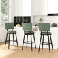 HH2 Home Beau Adjustable Height Swivel Stool with Tufted Back - image 8