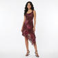 Juniors Madden Girl Mesh Scoop Neck Ruffle Hem A-Line Dress - image 1