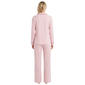 Womens Laura Ashley® Cotton Stripe Interlock Pajama Set - image 3