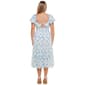 Juniors Trixxi Chiffon Puff Sleeve Twist Front Midi Dress - image 2