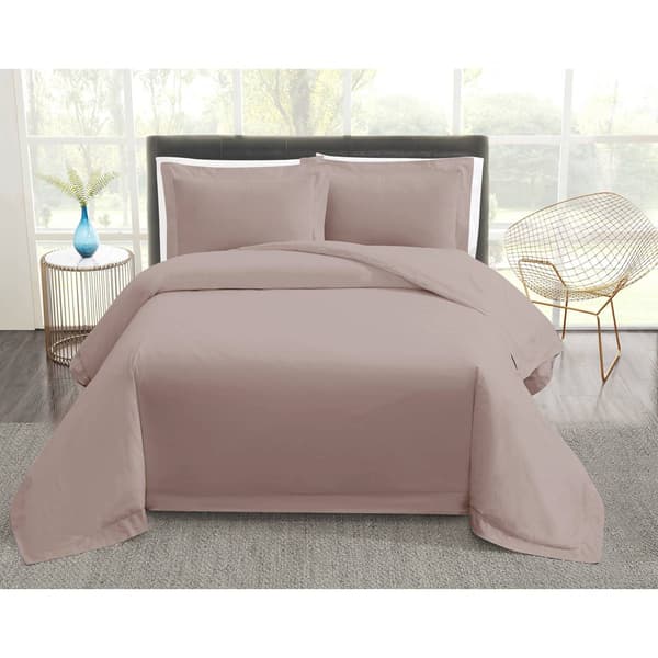 Vince Camuto 400TC Percale 3pc. Duvet Set