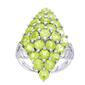 Gianni Argento Sterling Silver Peridot Large Marquise Ring - image 1