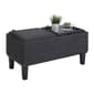 Convenience Concepts Designs4Comfort Brentwood Linen Ottoman - image 7