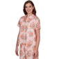 Petite Ruby Rd. Renaissance Romance Scallop Floral Blouse - image 3
