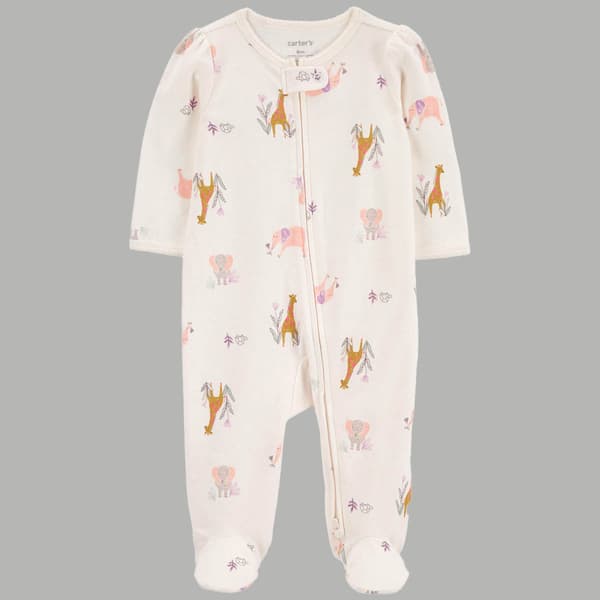 Baby Girl &#40;NB-9M&#41; Carters&#40;R&#41; Safari Interlock Sleep & Play