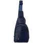 Mens Nylon Sling Bag - Navy - image 2