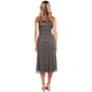 Womens Perceptions Sleeveless Ditsy Ruched Waist Midi Dress - image 2
