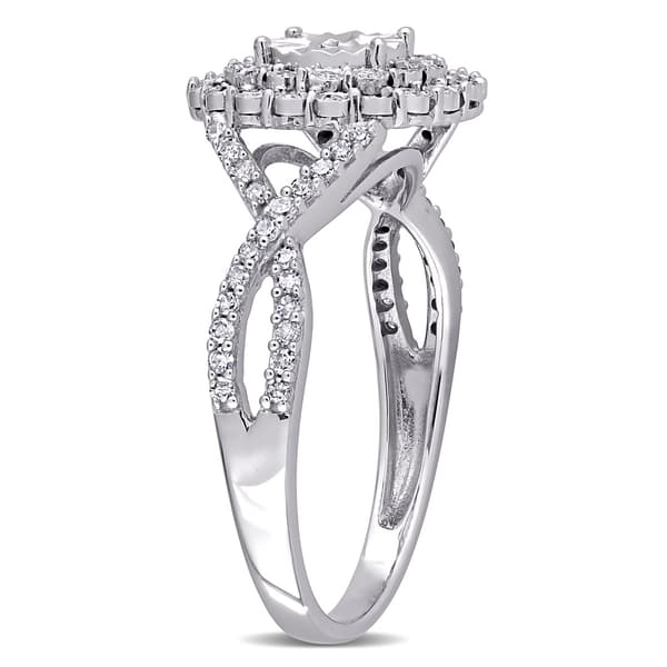 Diamond Classics™ 10kt. White Gold 1/3ctw. Diamond Infinity Ring