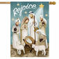 Briarwood Lane Rejoice Nativity House Flag - image 1