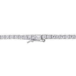Sterling Silver 12 1/2ctw. Dew Moissanite Tennis Necklace