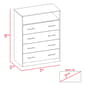 FM FURNITURE Lagos Four Drawer Dresser - image 8