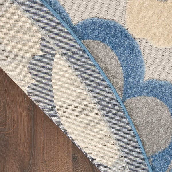 Nourison Aloha Floral Contemporary Round Rug