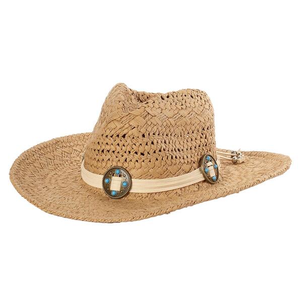 Womens Vince Camuto Conch Cowboy Hat - image 