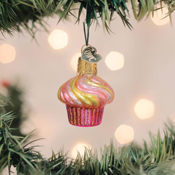 Old World Christmas Mini Cupcake Ornament - image 