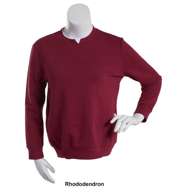 Womens Hasting & Smith Long Sleeve Basic Fleece Sweatshirt