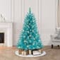 Puleo International 4ft. Pre-lit Fashion Teal Christmas Tree - image 4