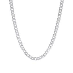 22in. Sterling Silver Grometta Chain Necklace