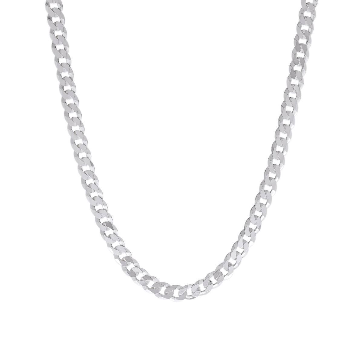 22in. Sterling Silver Grometta Chain Necklace