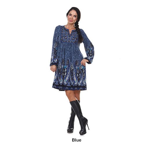 Womens White Mark Apolline Embroidered Sweater Dress