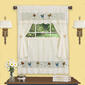 Achim Daisy Meadow Embellished Cottage Kitchen Curtain Set - image 1
