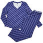 Womens IZOD® Split Neck Henley Pajama Set - image 1