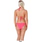 Juniors YMI&#174; Solid 2pc. Halter Neck Triangle Bikini Swim Set - image 2