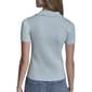 Womens DKNY Short Sleeve Rib Knit Polo Sweater - image 2