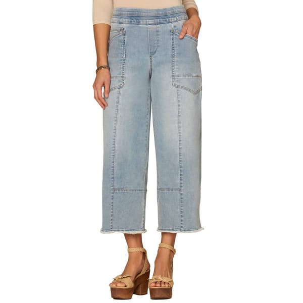 Womens Democracy Ab Solution Hi Rise Glider Crop Wide Leg - image 
